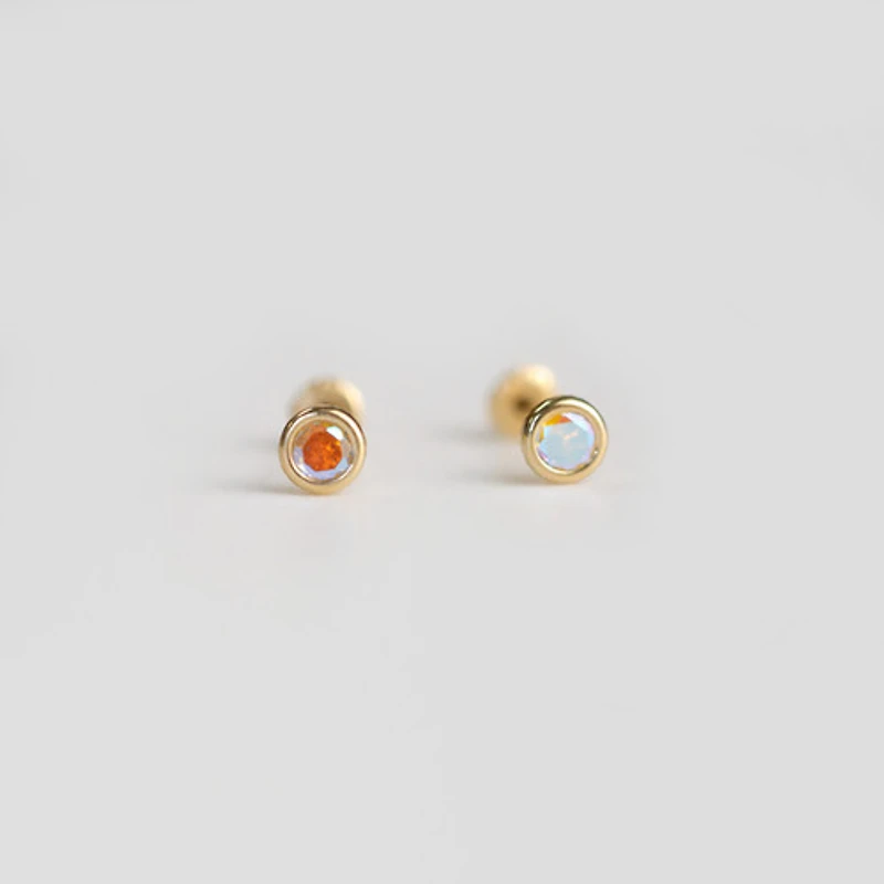 Gradient Gem Studs