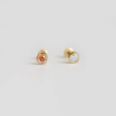 Gradient Gem Studs
