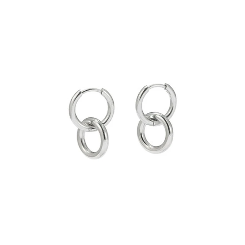 Steel Simple Ring Hoops