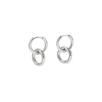 Steel Simple Ring Hoops