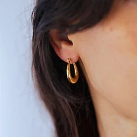 Patterned Medium Hoops