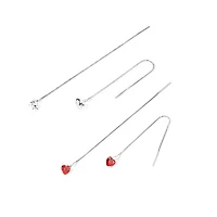 Heart Drop Earrings
