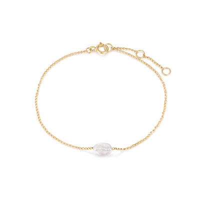 Single Abstract Pearl Bracelet