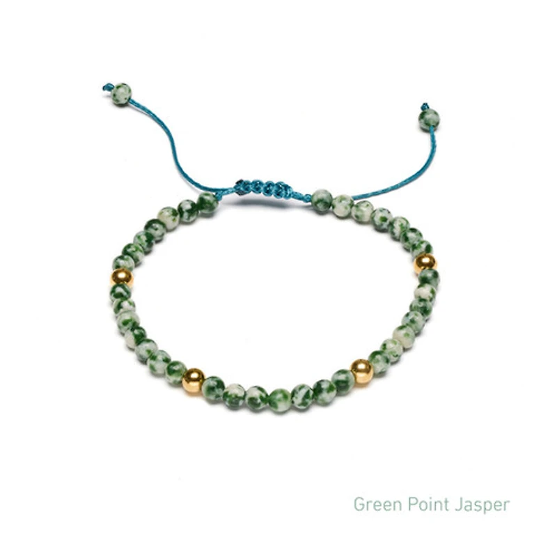 Braided Natural Crystal Bracelet (Spring Freshness)
