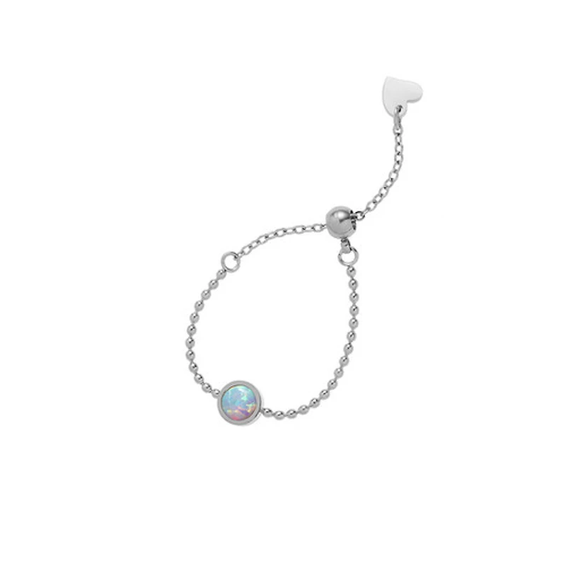 Adjustable Opal Ring