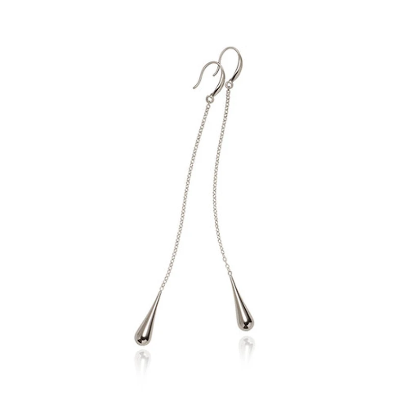 Steel Long Waterdrop Studs