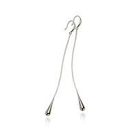 Steel Long Waterdrop Studs