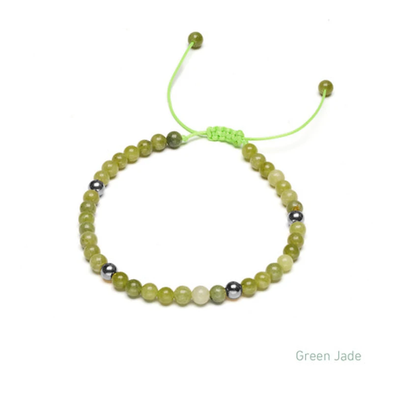 Braided Natural Crystal Bracelet (Spring Freshness)