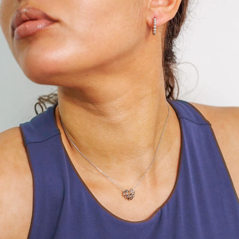 Steel Welded Heart Necklace