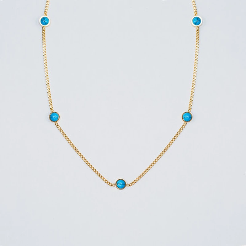 Turquoise Chain Necklace