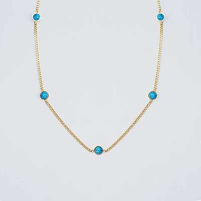 Turquoise Chain Necklace