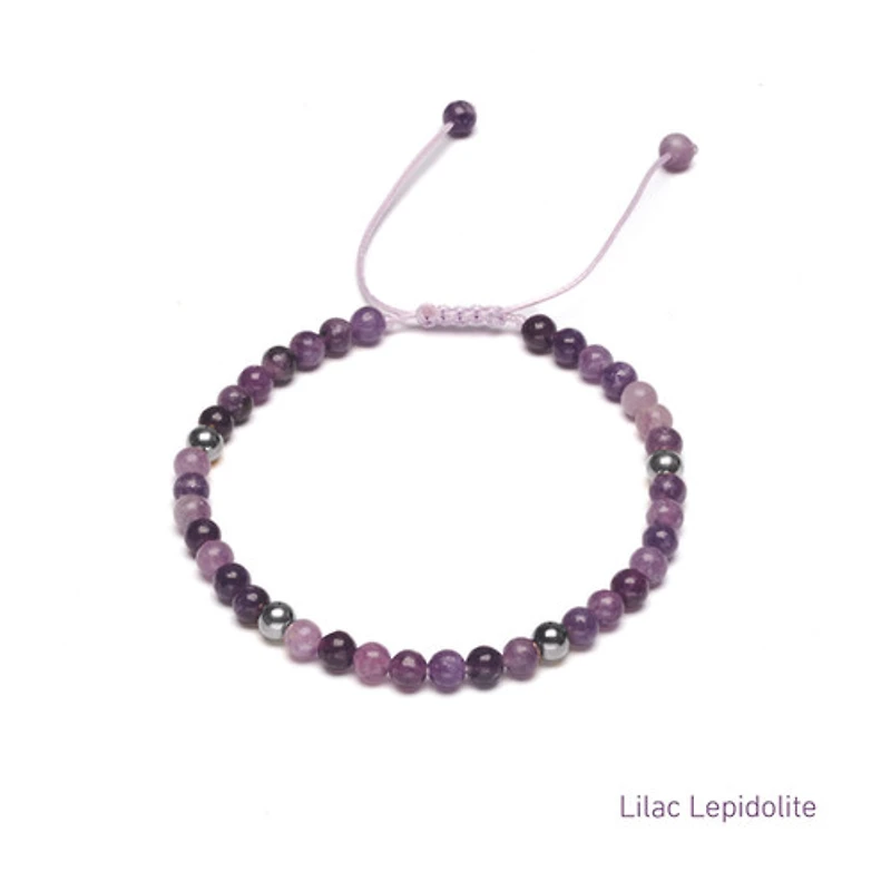 Braided Natural Crystal Bracelet (Dreamy Palettes)