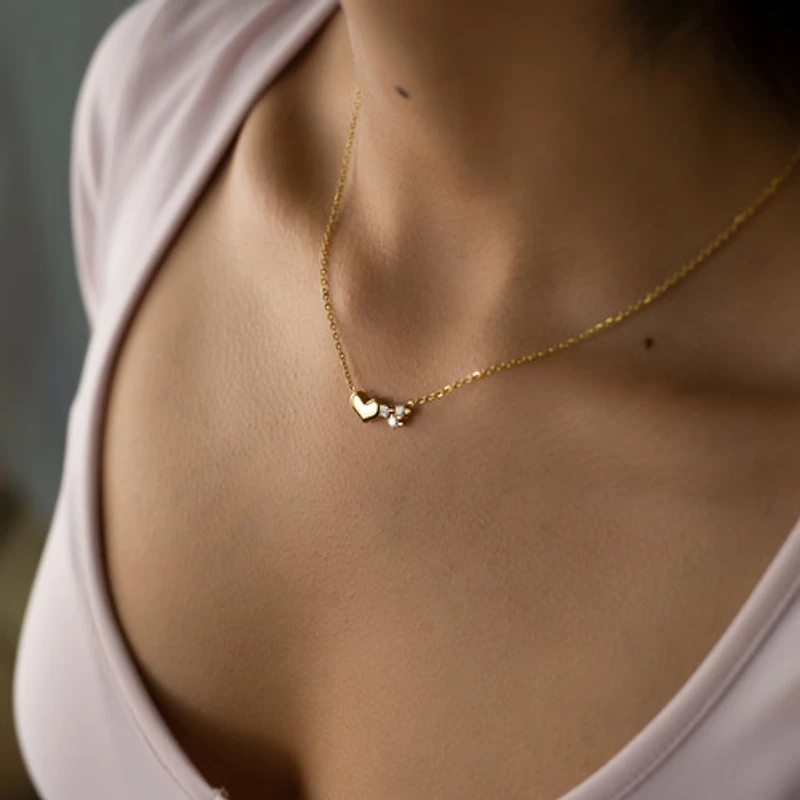 Dual Heart Necklace