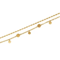 Circles Layered Anklet