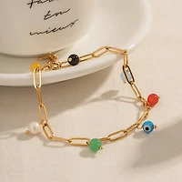 Mixed Stone Anklet