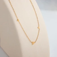 Mini Triple Heart Necklace