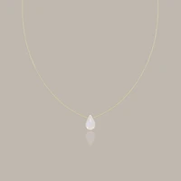 Moon Stone String Necklace