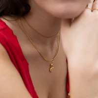 Nested Heart Necklace