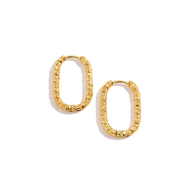 Bling Rectangular Hoops