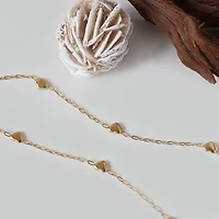 Gold Heart Chain Necklace