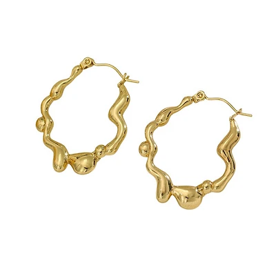 Abstract Oil Drip Hoops