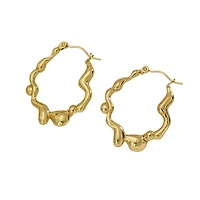 Abstract Oil Drip Hoops