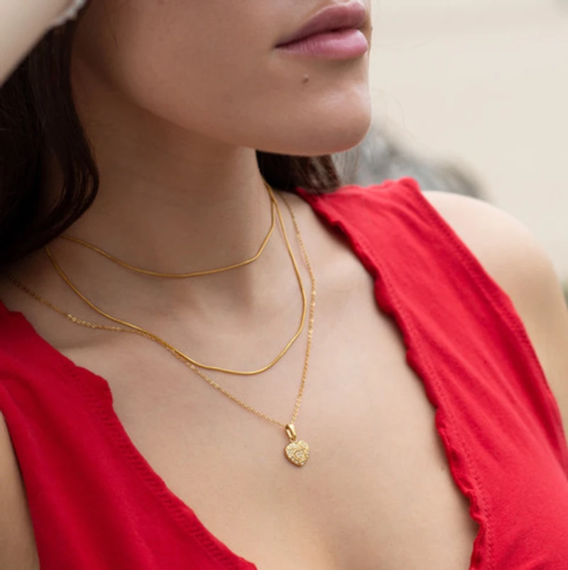 Layered Skinny Chain Necklace