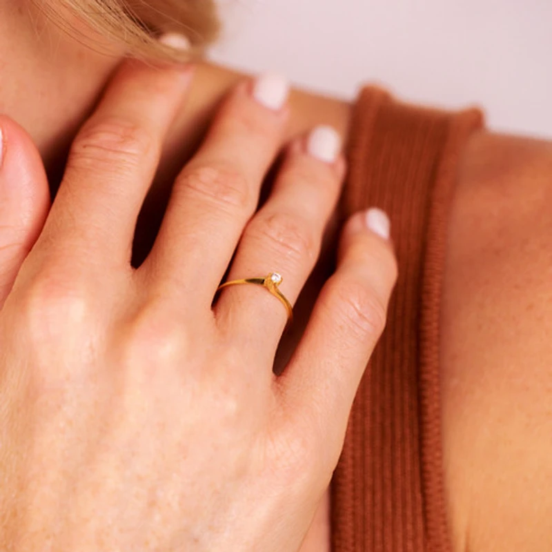 Everyday Single Gem Ring