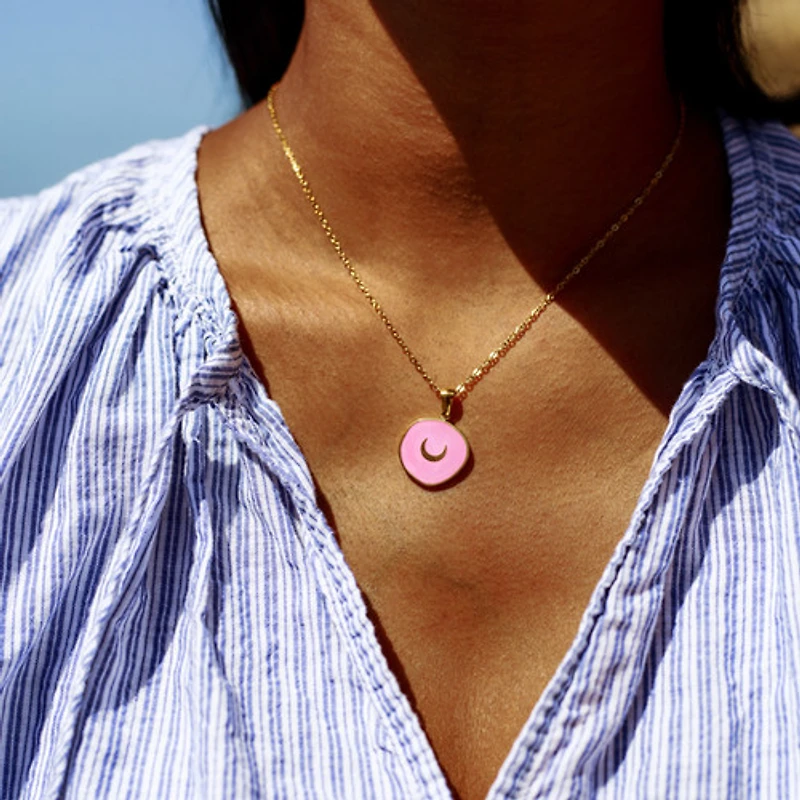 Pink Moon Necklace