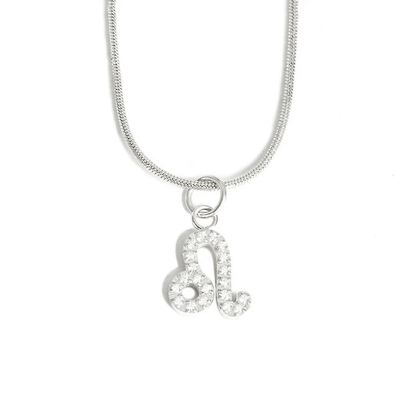 Steel Zodiac Symbol Necklace