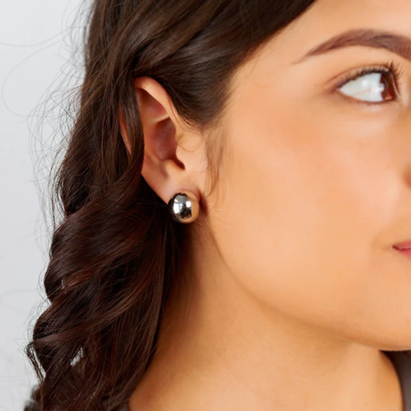 Steel Chunky Dome Hoops