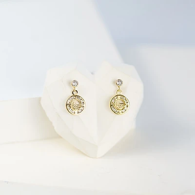 Butterfly Coin Studs