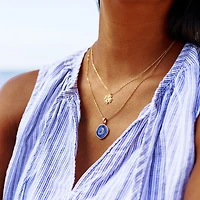 Gold Four Leaf Clover Necklace