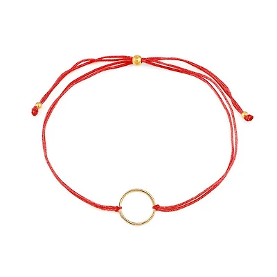 Circle Adjustable String Bracelet