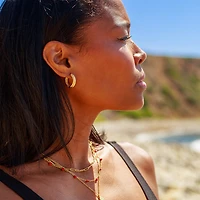 Medium Dome Croissant Hoops