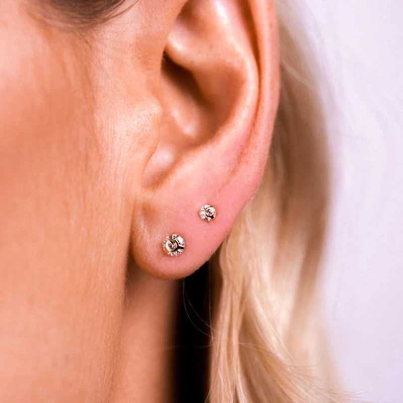 Geometric Gem Studs