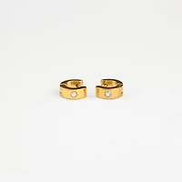 Rainbow Gem Hoops