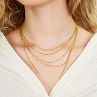 Layered Up Fringe Necklace
