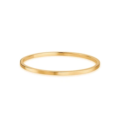 Square Edge Thin Bangle