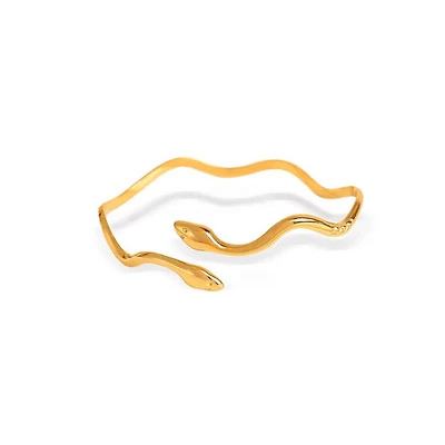 Gold Snake Bangle