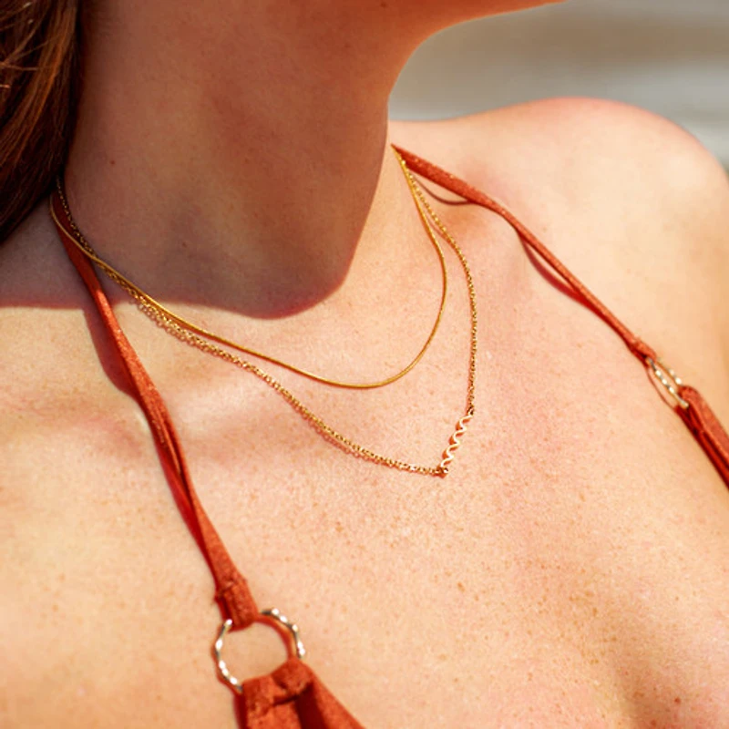Wave Bar Necklace
