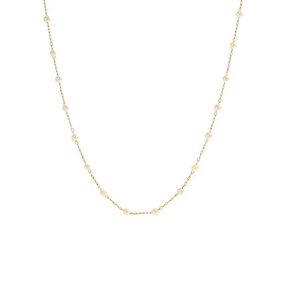 Everyday Pearl Chain Necklace
