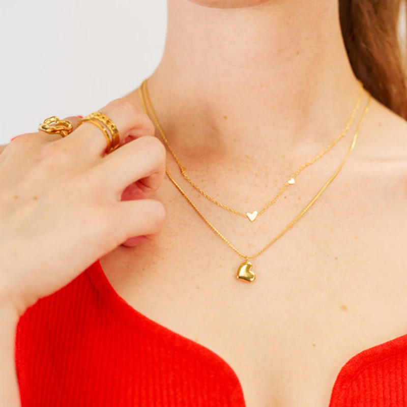 Mini Triple Heart Necklace