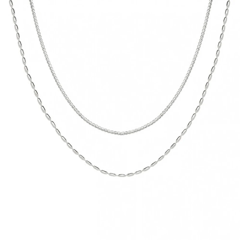 Delicate Dual Layer Beaded Necklace