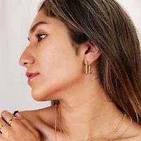 Croissant Rectangular Hoops