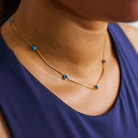 Turquoise Chain Necklace
