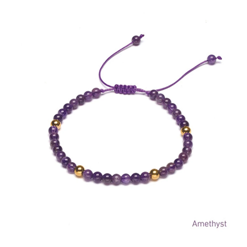Braided Natural Crystal Bracelet (Dreamy Palettes)