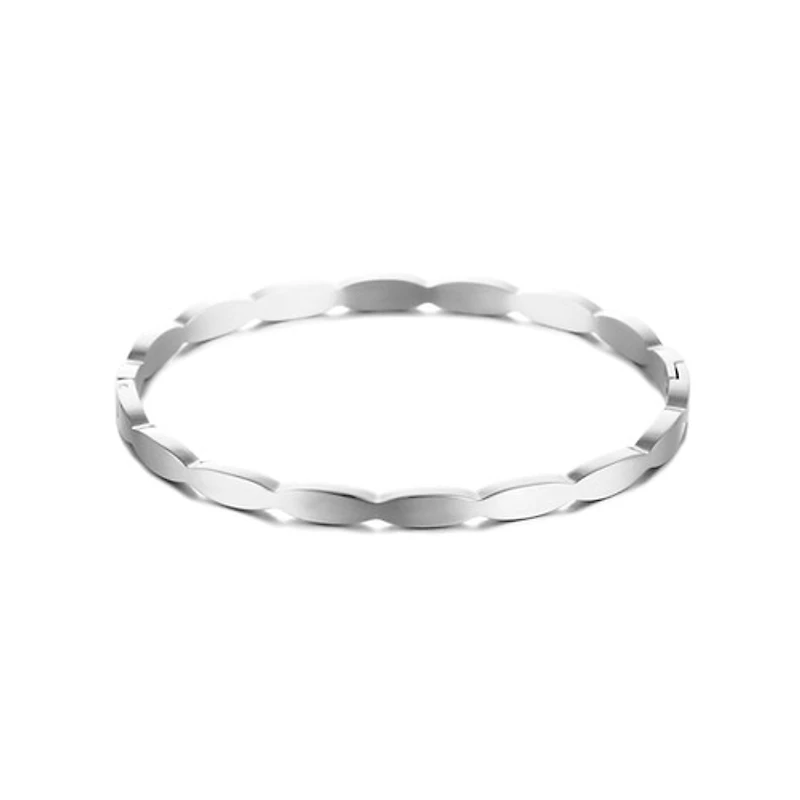 Oval Bangle Bracelet
