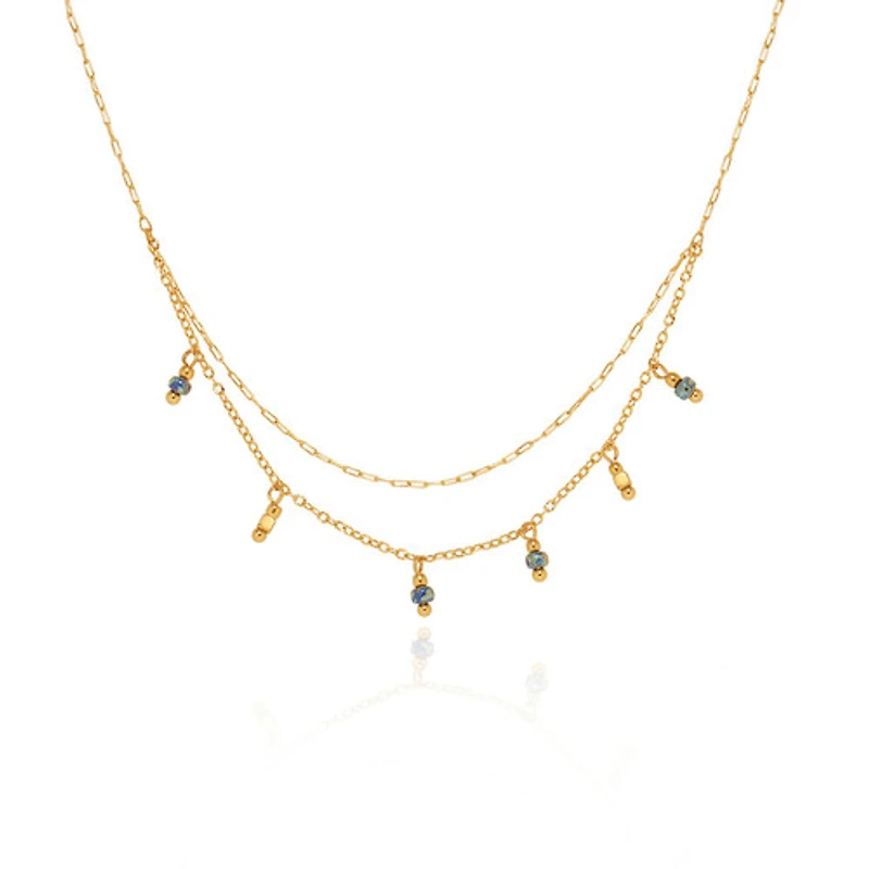 Layered Multi Beads Necklace