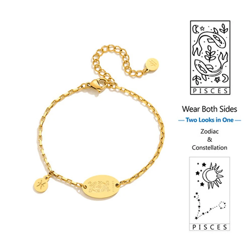 Gold Zodiac & Constellation Bracelet